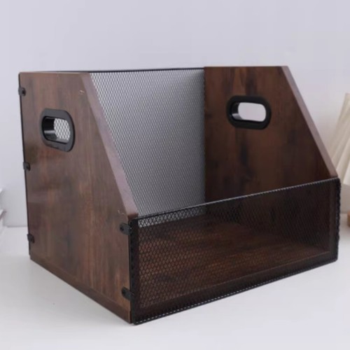 Record crate retro - record,