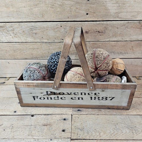 Rustic wood carry - carry, crate