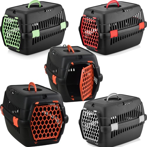 Plastic pet carrier - plastic, dog