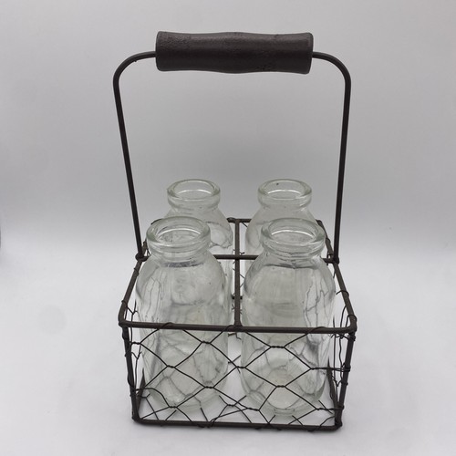 Vintage clear glass bottles - vintage,