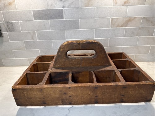 Antique primitive wooden - antique, milk
