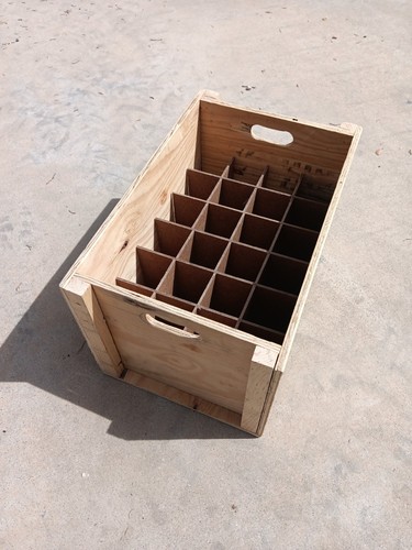 Wood cargo carriers crate beer - wood,