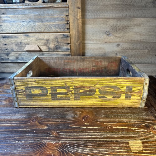 Vintage 1968 pepsi cola wooden - pepsi,
