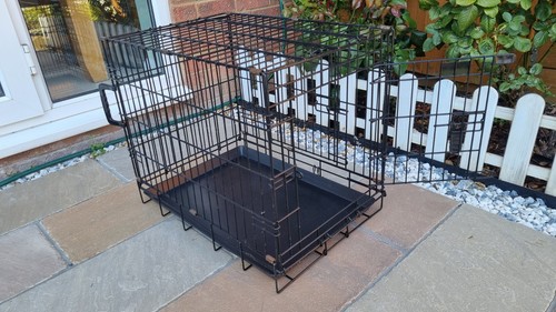 Metal dog crate - crate, small