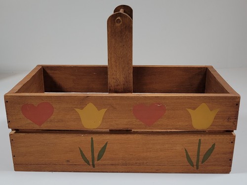Vintage basket crate - vintage,
