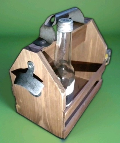 Wooden bottle holder carry - 6,