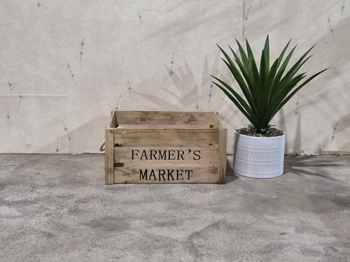 Vintage farmers market crate - vintage,
